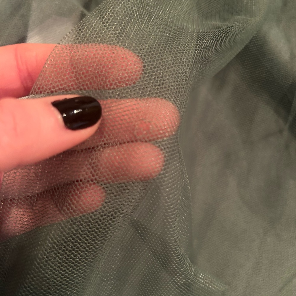 REVELRY ALMA TULLE DRESS ROSEMARY - Picture 4 of 10